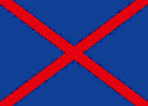 Flag-blå-rødtkryds-kor-i-depot-01